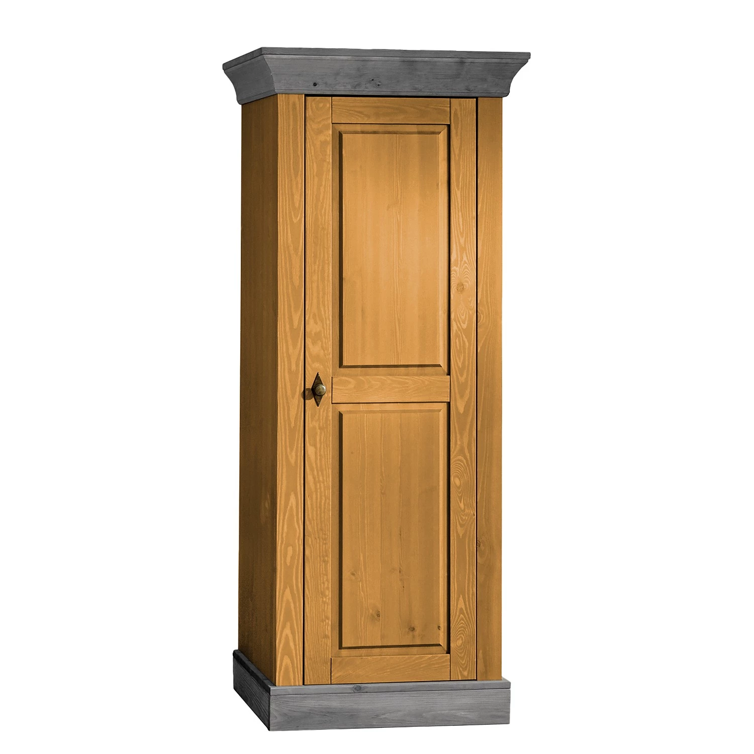 Maison Belfort Armoire Bergen - Pin coloris lessivé / Pin gris