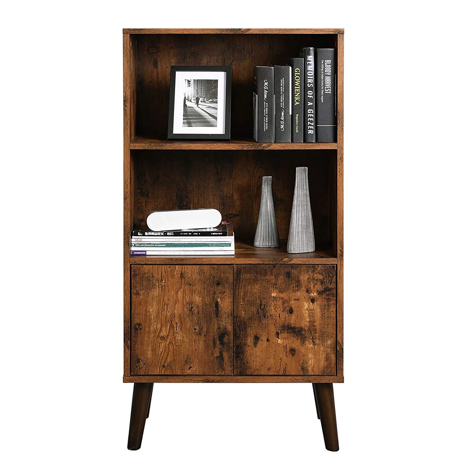 Red Living Étagère Surville - Imitation chêne rustique – Image 3