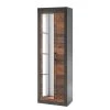 Red Living Armoire Buzan - Imitation bois recyclé / Anthracite