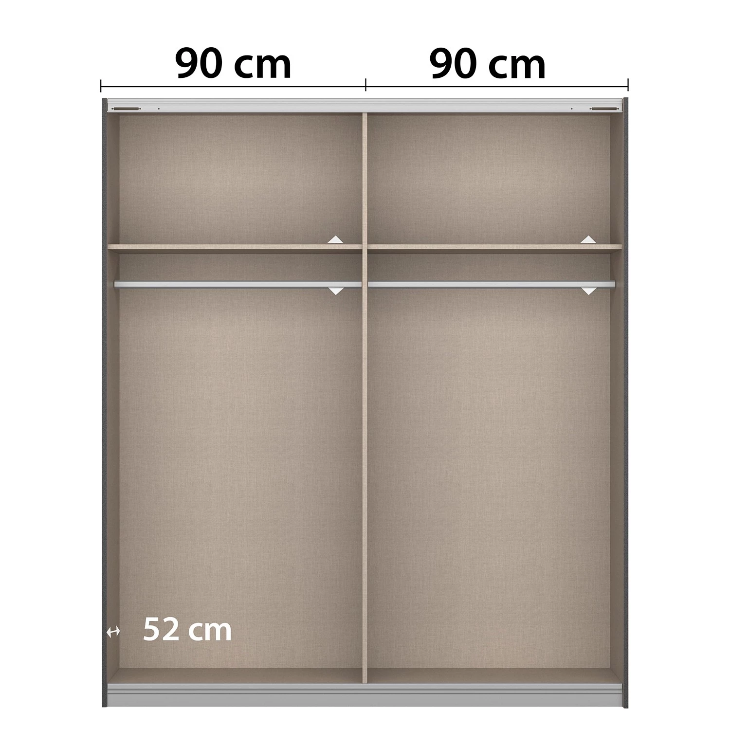 Rauch Orange Armoire Bangkok I - Largeur : 181 cm – Image 6