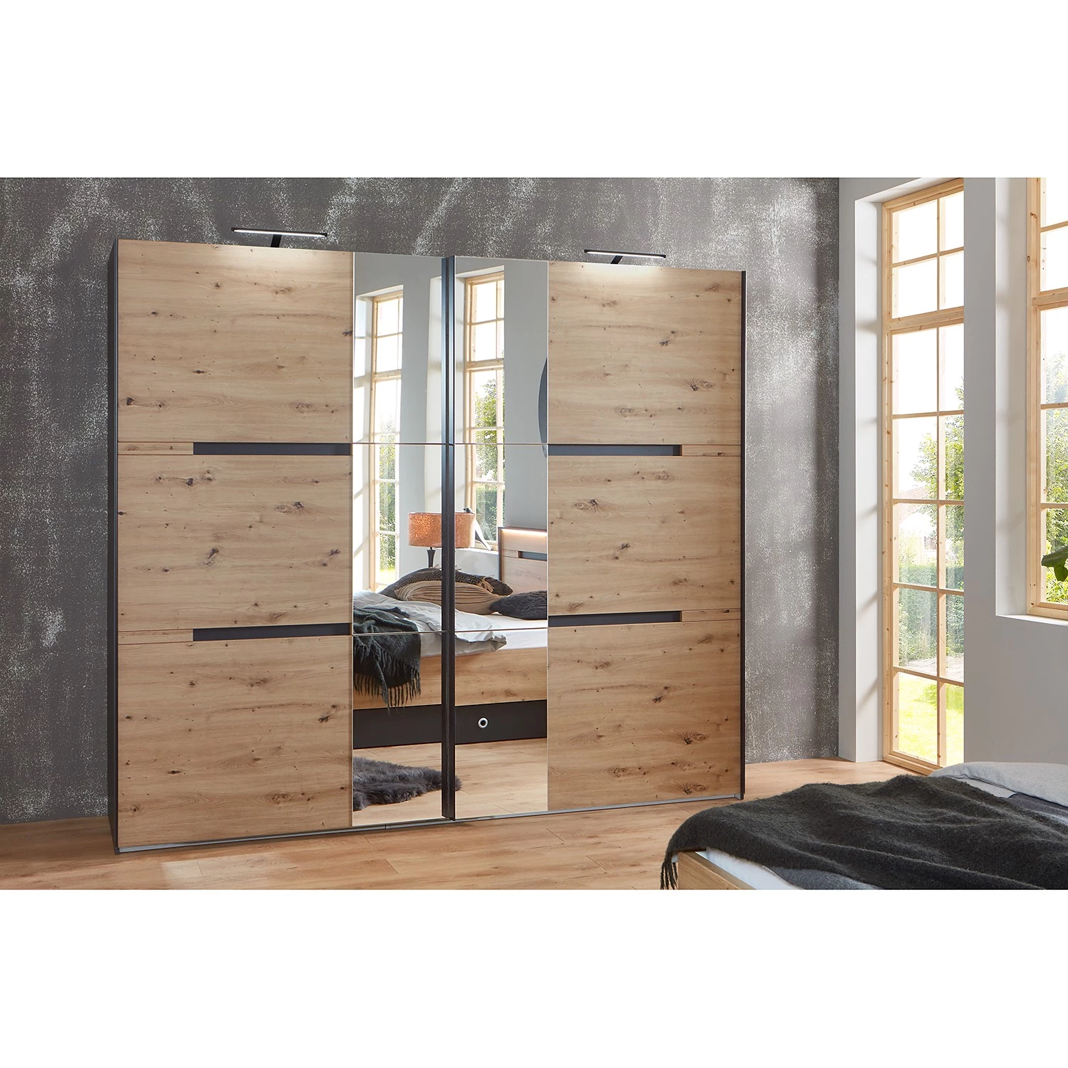 Fresh to go Armoire à portes coulissantes Kapstadt - Largeur : 250 cm – Image 2