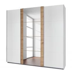 Wimex Armoire à portes coulissantes Bern - Imitation chêne Artisan / Blanc - Hauteur : 210 cm - Largeur : 225 cm