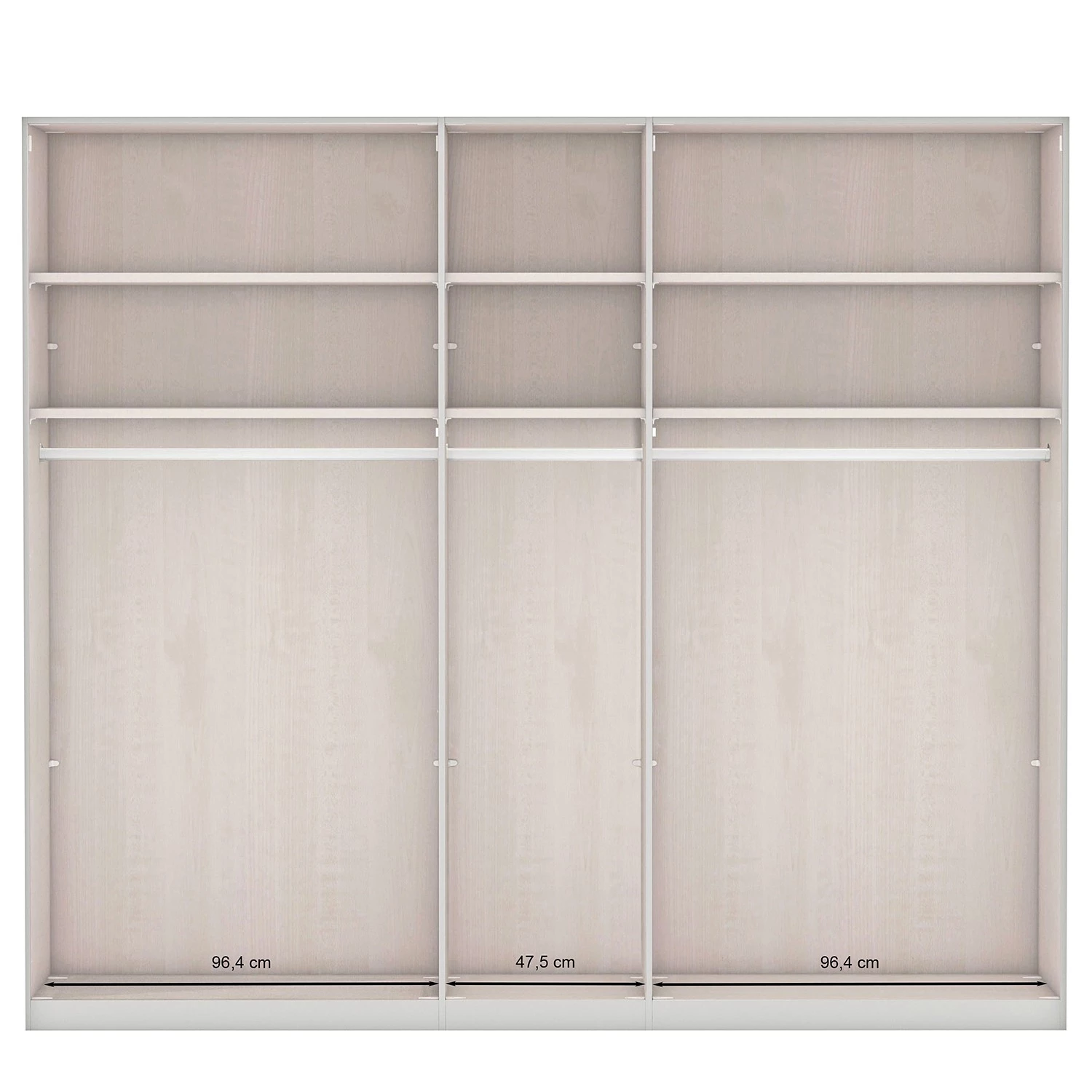 Wiemann Armoire Barcelona III - Hauteur : 236 cm - Largeur : 250 cm - 3 – Image 5