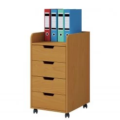 VCM Caisson à tiroirs Konal Maxi - Imitation hêtre