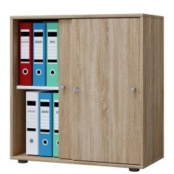 VCM Armoire de bureau Lona L - Imitation chêne de Sonoma