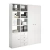 Fredriks Armoire de bureau Emporio VII - Blanc laqué
