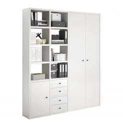 Fredriks Armoire de bureau Emporio VII - Blanc laqué