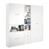 Fredriks Armoire de bureau Emporio V - Blanc laqué