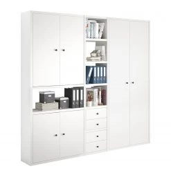 Fredriks Armoire de bureau Emporio V - Blanc laqué