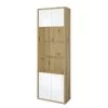 Fredriks Armoire de bureau Daytona III - Imitation chêne Artisan / Blanc