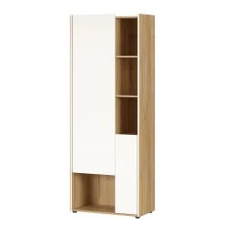 Germania Armoire de bureau GW-Indianapolis - Imitation chêne de Navarre / Blanc