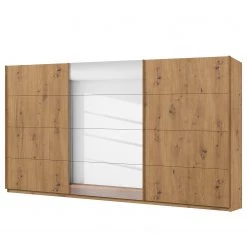 Armoire SKØP pure reflect - Imitation chêne Artisan - Hauteur : 236 cm - Largeur : 405 cm - 3