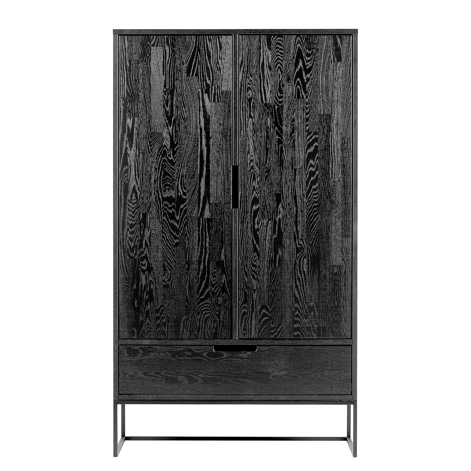 Red Living Armoire Cobar - Frêne massif - Frêne noir – Image 3