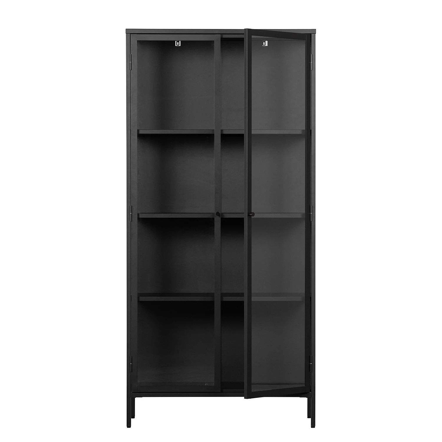 Red Living Vitrine Ondres - Métal - Noir – Image 6