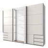 Wimex Armoire à portes coulissantes Emden2 - Blanc - Largeur : 270 cm