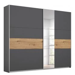 Rauch Blue Armoire Korbach - Imitation chêne Artisan / Anthracite - Largeur : 218 cm - Premium