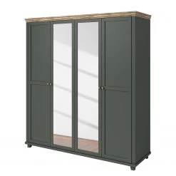 Loftscape Armoire Emmanuela - Vert foncé - Largeur : 200 cm