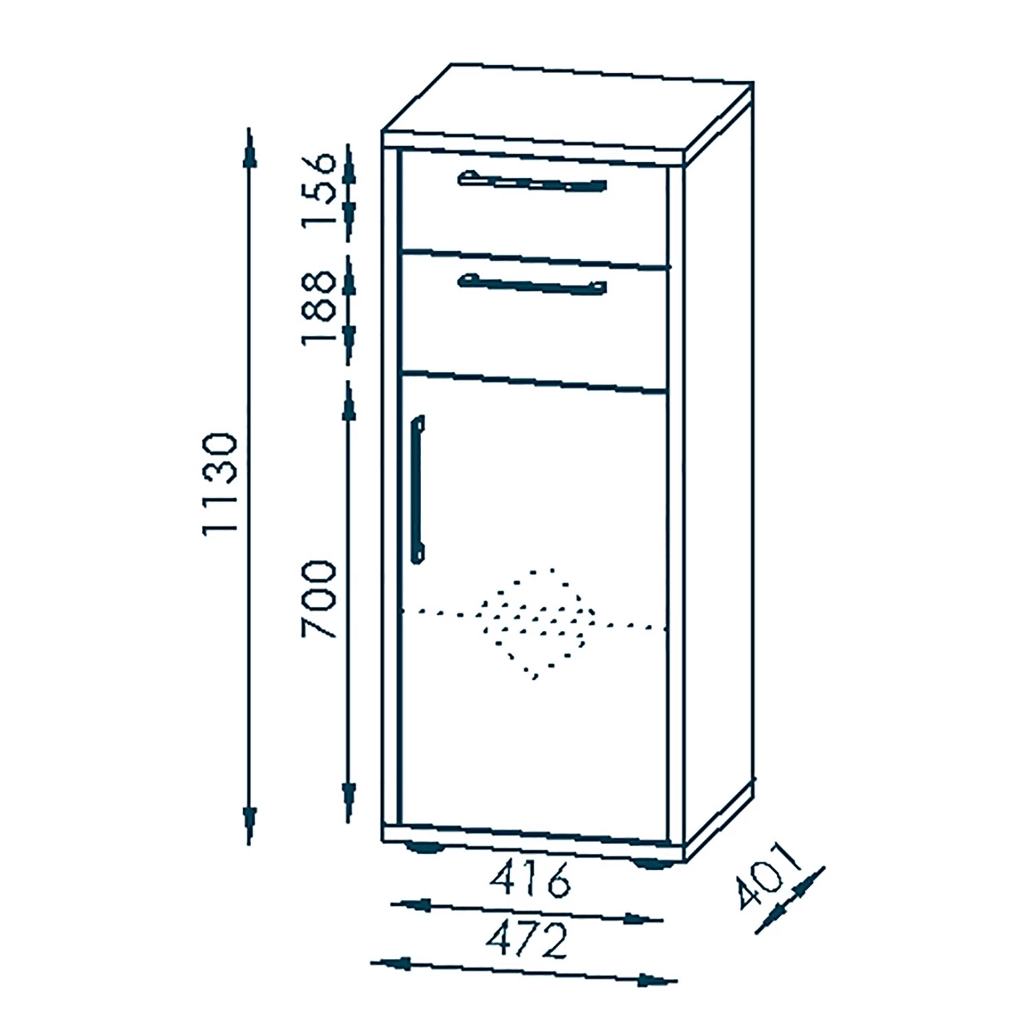 Maja Möbel Armoire à dossiers Homebase IV - Gris platine – Image 5
