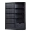 Red Living Armoire Vogue - Pin massif - Pin noir