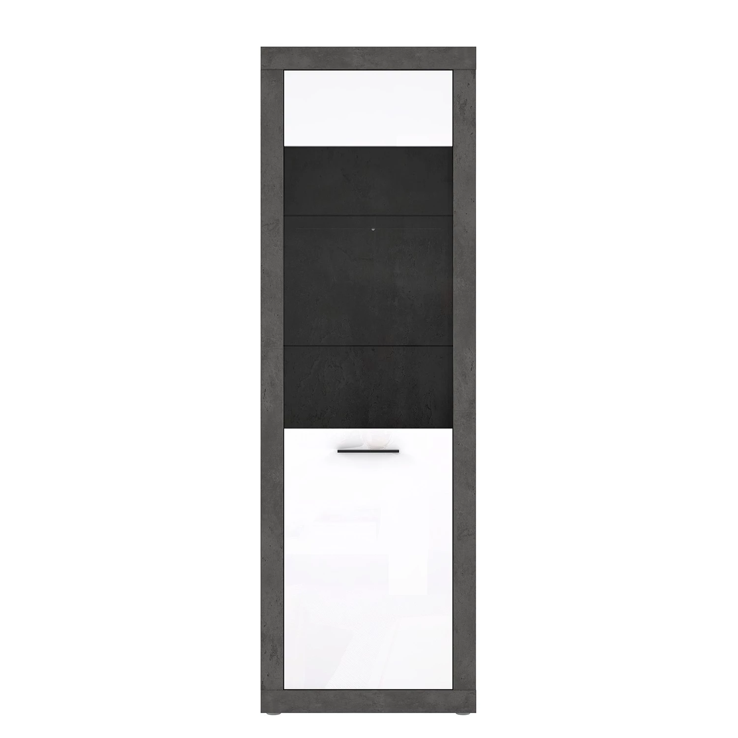 Loftscape Vitrine Vetras - Blanc brillant / Imitation béton – Image 6