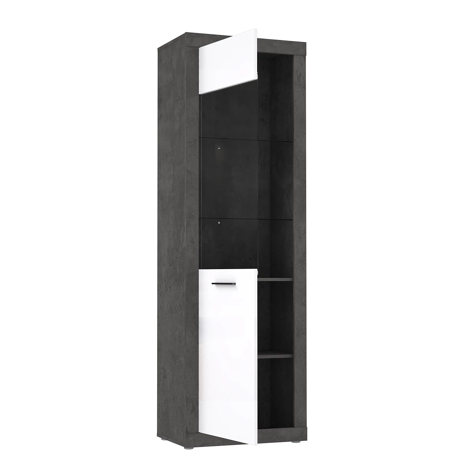 Loftscape Vitrine Vetras - Blanc brillant / Imitation béton – Image 8