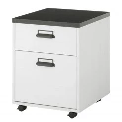 Ridgevalley Caisson de bureau Shutter - Imitation pin blanc