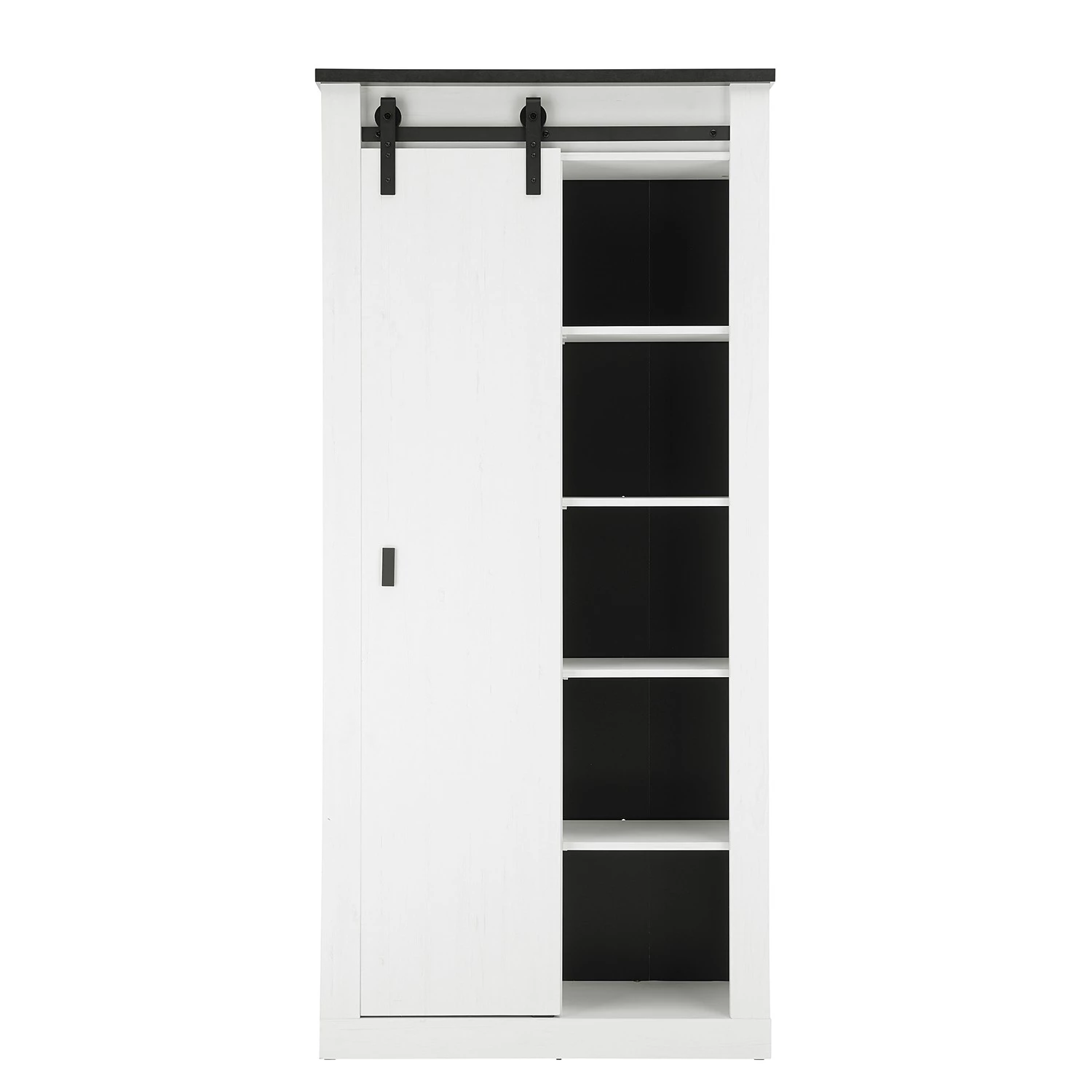 Ridgevalley Armoire d’entrée Shutter I - Imitation pin blanc – Image 5