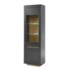 Loftscape Vitrine Accra - Anthracite / Imitation chêne