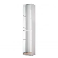 Trendteam Armoire d’entrée Mirror - Blanc - Largeur : 37 cm