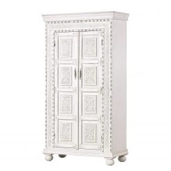 Ridgevalley Armoire Missoula - Manguier massif - Blanc vintage
