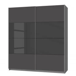 Loftscape Armoire Meppel - Gris brillant / Gris mat