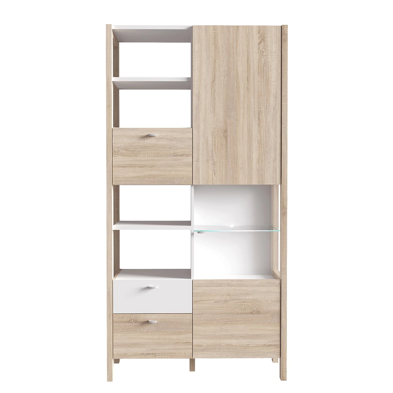 Loftscape Armoire Thurles - Imitation chêne Sonoma / Blanc – Image 4