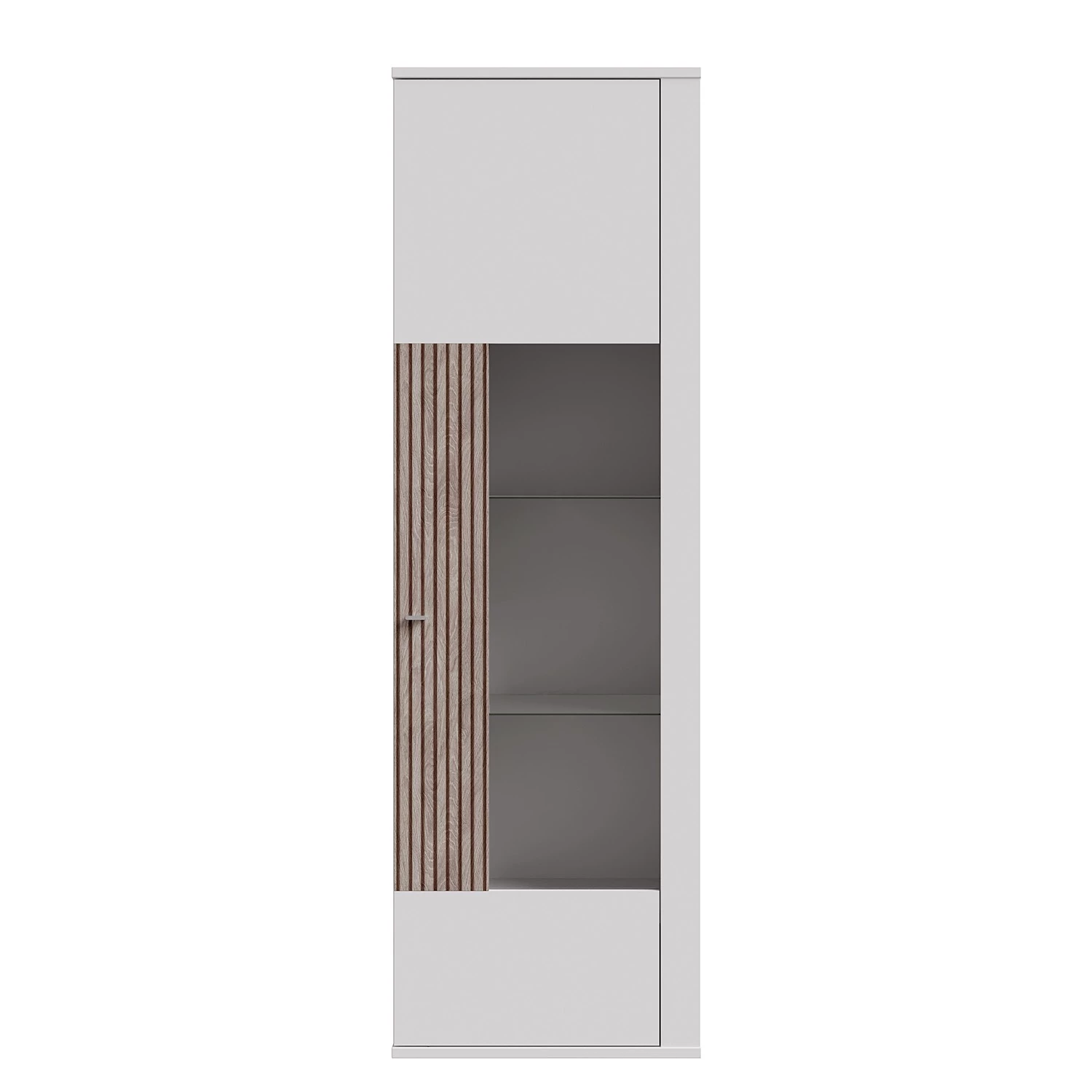 Loftscape Vitrine Millquarter I - Blanc / Imitation chêne clair – Image 8