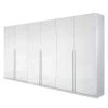 Rauch Blue Armoire à portes battantes Lorca - Blanc alpin / Blanc brillant - Largeur : 271 cm