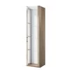Wiemann Armoire à portes battantes Meran I - Hauteur : 216 cm - Porte avec miroir sur la droite - Sans corniche - Sans éclairage