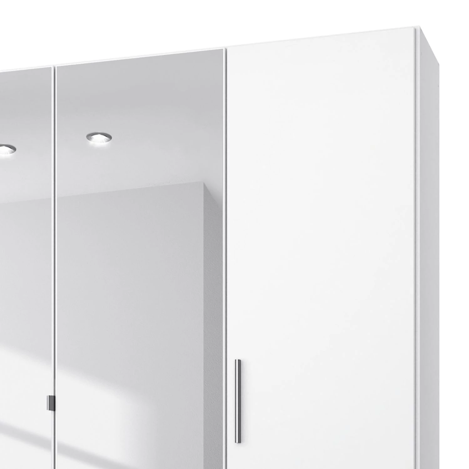 Rauch Blue Armoire à portes battantes Siegen - Blanc alpin / Gris minéral – Image 4