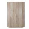 Wimex Armoire d'angle Omega - Imitation chêne brut de sciage