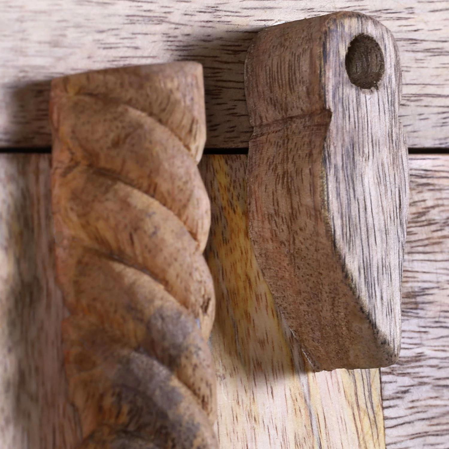 Maison Belfort Armoire de vestibule Cella - Manguier massif – Image 8