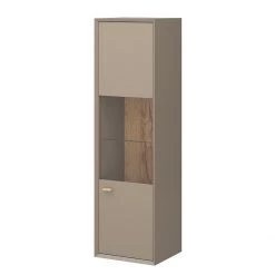 Germania Vitrine suspendue Calvi - Gris minéral / Imitation chêne de Navarra