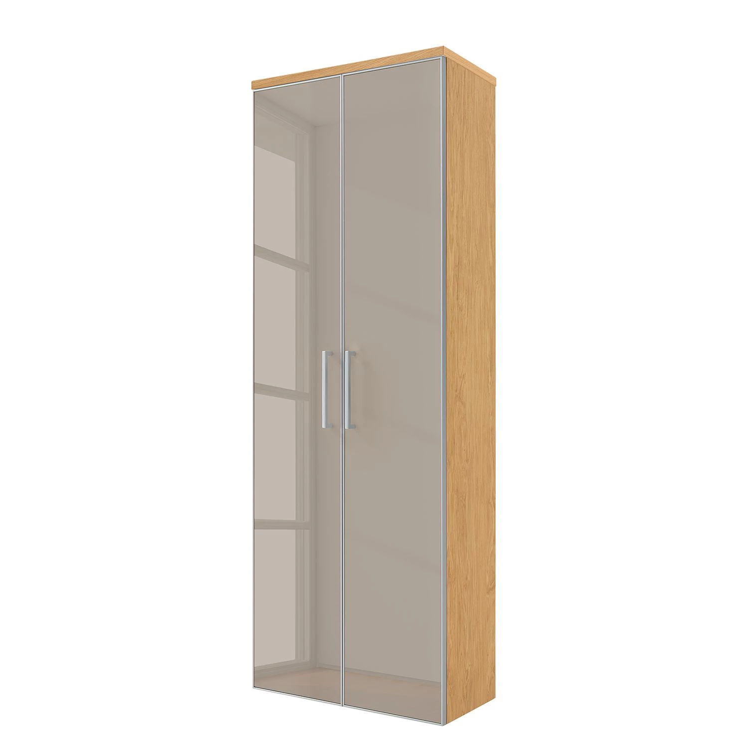 Voss Armoire murale Alavere - Taupe / Chêne Bianco