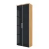 Voss Armoire murale Alavere - Anthracite / Chêne blanc