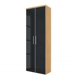 Voss Armoire murale Alavere - Anthracite / Chêne blanc