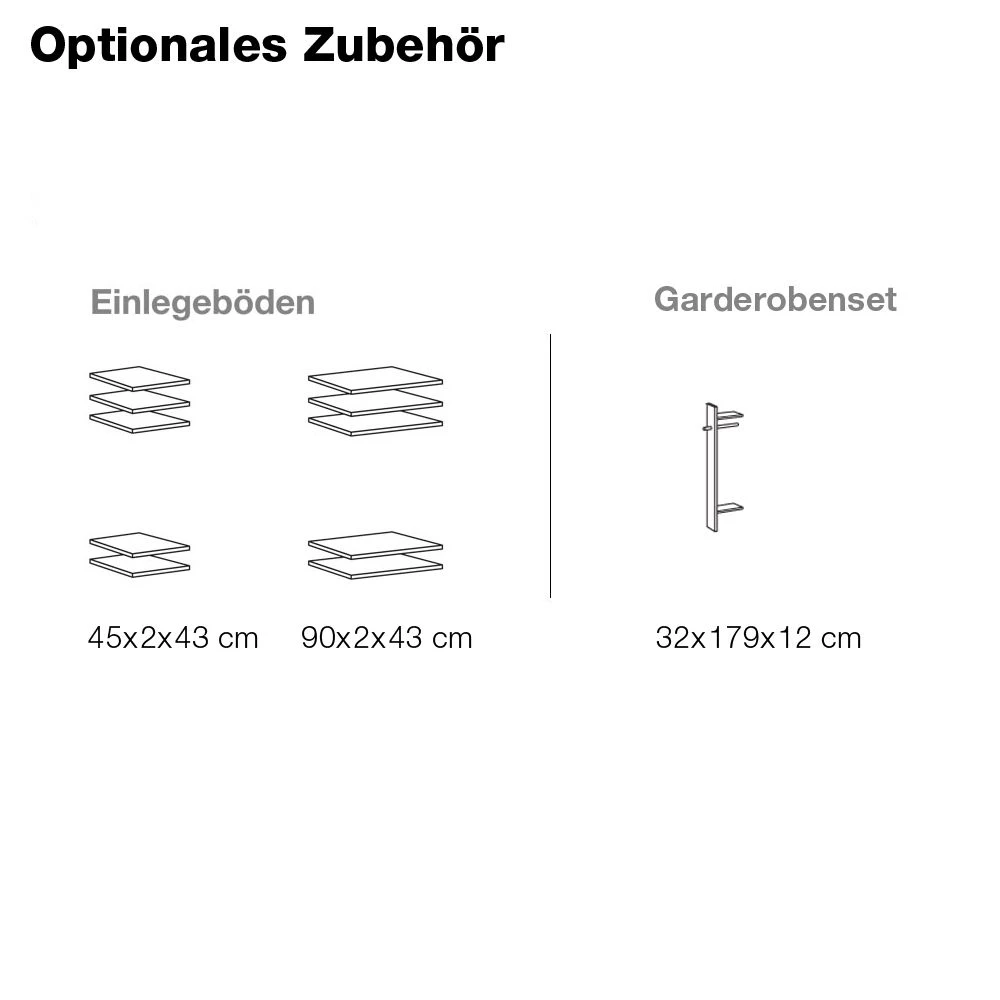 Wimex Armoire à vêtements Nuevo - Largeur : 180 cm – Image 3
