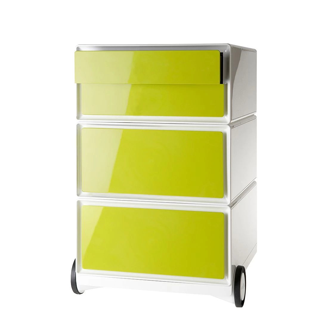EasyOffice by Paperflow Caisson à roulettes easyBox II - Blanc / Vert