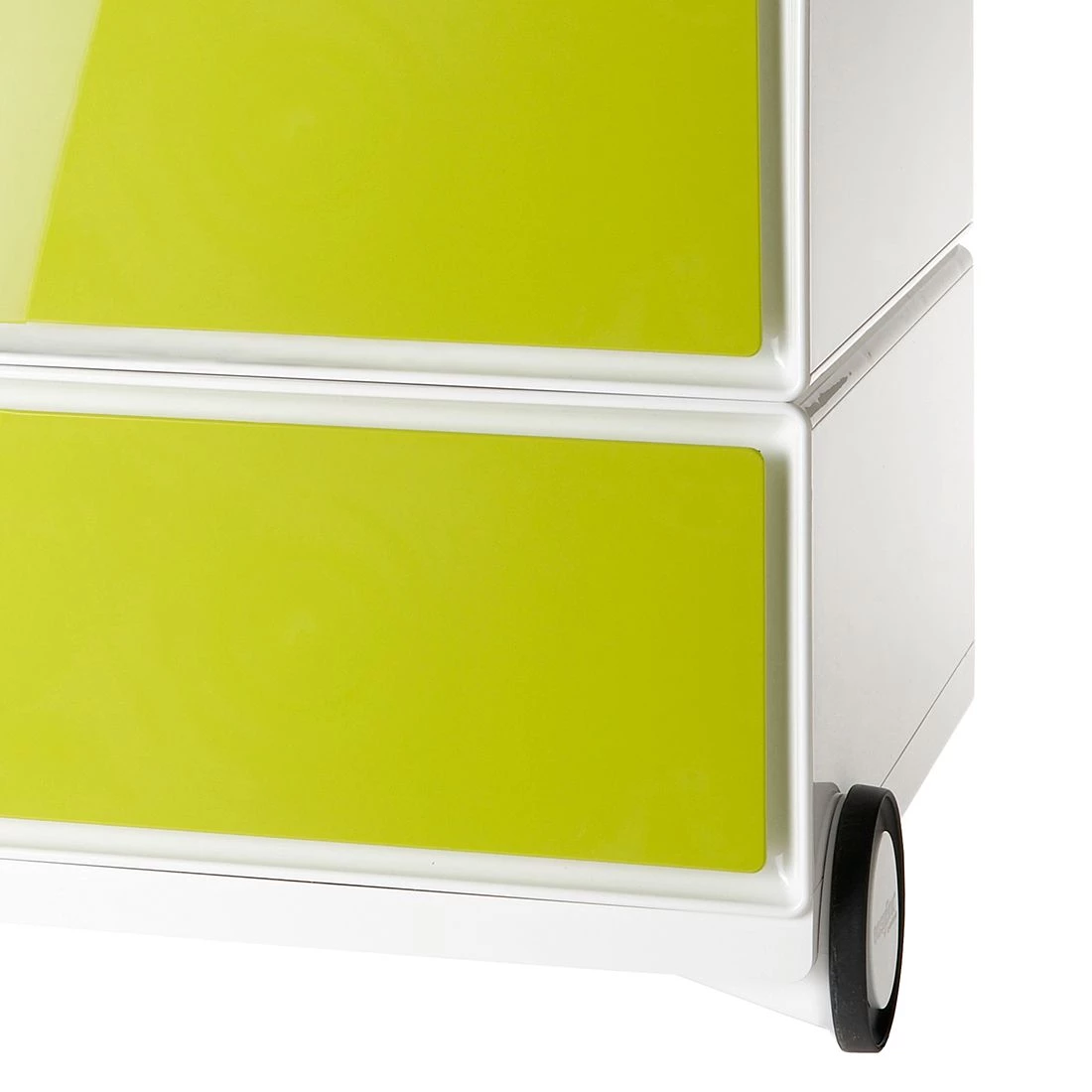 EasyOffice by Paperflow Caisson Ă roulettes easyBox II - Blanc / Vert â Image 2