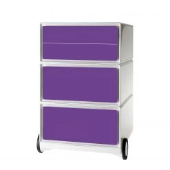 EasyOffice by Paperflow Caisson à roulettes easyBox II - Blanc / Violet