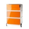 EasyOffice by Paperflow Caisson à roulettes easyBox II - Blanc / Orange