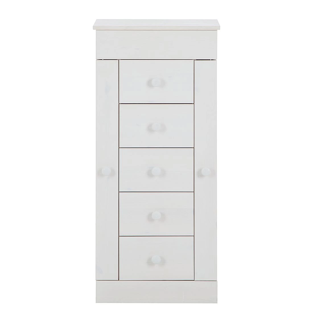Maison Belfort Armoire à bijoux Amata - Pin massif Blanc – Image 3