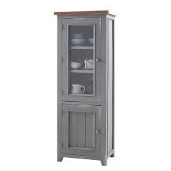 Maison Belfort Vitrine Balignton II - Pin massif - Gris