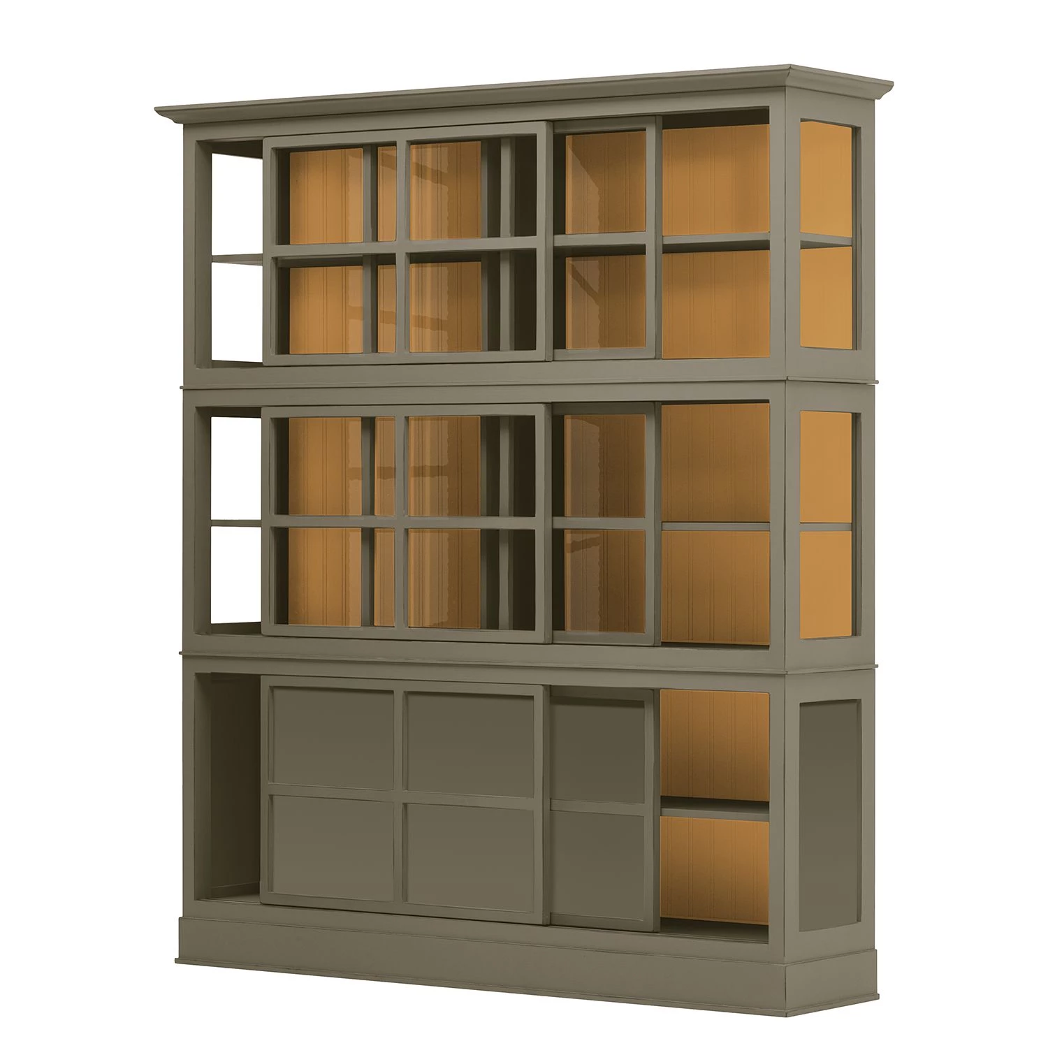 Maison Belfort Vitrine Azjana - Granite / Pin couleur miel – Image 3